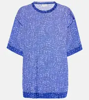 [Dries Van Noten] Dries Van Noten Printed top AU 8 purple