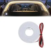 Dynamic Flowing Car Trunk Light Strip, LED Strip Lights for Car Trunk Cargo Area or Interior Illumination Decoration, Universal Waterproof Cargo Ambient Lighting(Yellow,2m/78in)