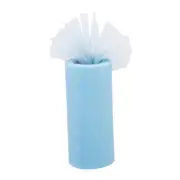 Roll of 22M*15CM Banquet Wedding DIY Tulle Craft Tutu Decoration (Sky Blue)