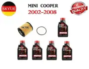 Engine Oil Filter With 5 liters Of Engine Oil Set for 02-08 Mini R52 R53 Cooper (for: Mini)