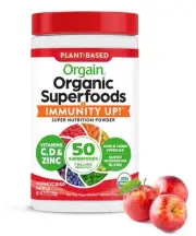 Orgain Organic Greens + 50 Superfoods Immunity Up! Powder, Honeycrisp Apple - Im