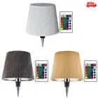 Wireless Wine Bottle Lamp 3 Color RGB LED Table Lamp Rechargeable Light(White)