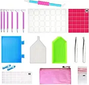 105 Pcs Rhinestone Jewelry Making Kit with Applicators,Crystal Gemstone Craft Tools Set for Jewelry Painting, Nail Art