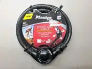 Master Lock 8300D Cable Lock 6 ft. Set Your Own Speed Dial Combination