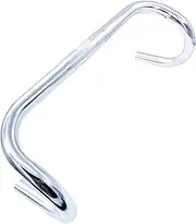 Perfeclan Fixed Gear DIY Ultralight Aluminum Alloy Rest Bar Compact Race Handlebar Parts Vintage Style 420mm Road Bike Handlebar for Touring Road Bike MTB - Silver