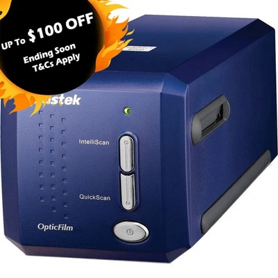Plustek 8100 OpticFilm Scanner – 35mm Negative & Slide Film Digitizer USB
