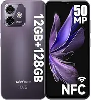 [Ulefone] Note 16 Pro (12GB+128GB) Unlocked Smartphone, Android 13 Cell Phone, 50MP Main Camera, 6.52” HD+ Waterdrop Screen, 8-Core Processor, 4400mAh, Dual 4G Unlocked Mobile Phone -Purple NFC Version