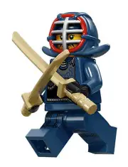 LEGO 71011 Series 15 Minifigure - Kendo Fighter - New and Mint