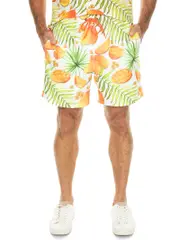 Riley Adams Swim Shorts Mango Print