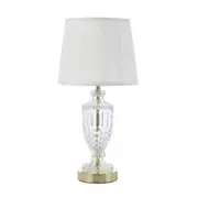 DEBDEN Table Lamp Light Gold Iron / Clear Glass - DEBDEN TL-GDIV