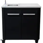 COZZE Portable Outdoor Table 900mm with SS Sink