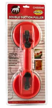 Automotive Double Suction Cup Dent Puller - Glass Mirror Carrier Tool - 500 Lbs