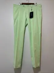 New J. Lindberg Vent Golf Pant Mens Size 38X32 Green 4-Way Stretch Lightweight