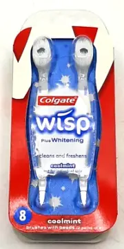 Colgate WISP Plus Whitening Coolmint OOP Dental Cleaning 8pk (OffSW)