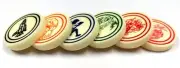 Carrom Indoor Game Set Of 2 Strikers In Assorted Colors & Designs