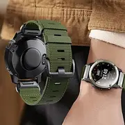 Watch Band for Garmin Fenix 7 7X 6 6X Forerunner 955 945 935 Instinct 2X Solar Epix Approach S62 S60 Marq Descent G1 Quatix 7 Nylon Replacement Strap Quick Fi