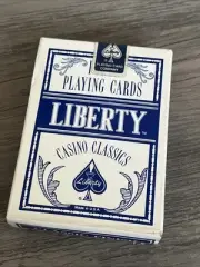 Liberty Playing Cards Classic Finish Blue Standard Version Sealed