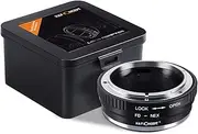 [K&F Concept] Lens Mount Adapter for Canon FD & FL Mount to Sony Alpha E-Mount Camera Body, Fits A7, A6000, A6300, A6500, A5000, A5100, NEX 7, NEX 5, NEX 6, NEX 3N