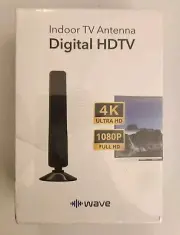 Lot Of 5 Wave Max Indoor TV Antennas 4K Ultra HD Signal Booster NO Subscription