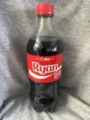 Share a Coke with Ryan 2025 Personalized Gift Coca~Cola Bottle 20oz