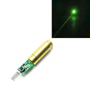 1pc Brass housing 532nm 5mw 3.7-5V Green Dot Laser Module 12x35mm