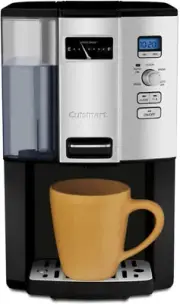 12 Cup Programmable Coffee Maker Drip Brew Machine with Glass Carafe Black