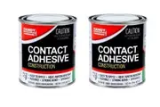 2pk Adhesive Glue Contact Weatherproof Strong Flexible Handy Hardware 200ml