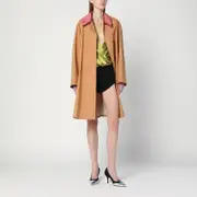 [Prada] Honey-coloured trench coat in cotton 40 IT Beige