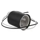 10X E27 Ceramic Screw Base Round LED Light Bulb Lamp Socket Holder Adapter8321