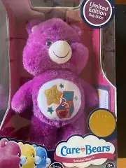 Care Bears Limited Edition 0737 of 3000 Suprise Bear/ Care Bear/ Purple/ RARE