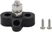 Battery Terminal Marine Battery Boating Terminal Block Terminal Block for Auto Bus Bar Terminal Strips Distribution Terminal Block Terminal Block for Car Black Stainless Steel