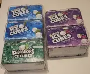 ICE BREAKERS Peppermint Grape Spearmint ICE CUBES Thirty 40 Count Bottle FreeShi