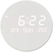 HOME MERC Wall Clock Digital LED Clock Diameter 15.7in Nordic Silent C Type New