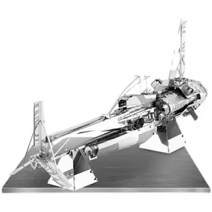 全金屬3D立體金屬拼圖手工DIY拼裝模型 星球大戰的飛梭摩托