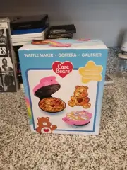 Care Bears Non Stick Waffle Maker That Cooks Care Bear Cutouts