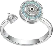 Fidget Ring | Adjustable Fidget Toy for Women Men,Fidget Toy, Exquisite Stylish Fidget Jewelry for Friends, Families, Holidays