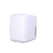 Vehicle Auto Portable Mini Cooler and Warmer 4L Refrigerator for Car and Home Voltage: DC 12V/ AC 220V (White)