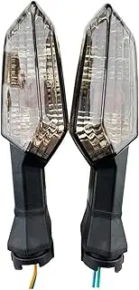 Motorcycle Indicators Turning For K&awasaki For Ninja 300 650 1000 Z1000SX Z800 ER-6N ER-6F ZX-6R Motorcycle Rear Turn Signal Light Indicator Lamps 12 V Running