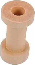 FIXOSHEE Wooden Bobbin Spool for DIY Crafting Durable Winding Spools Smooth Finish for Cotton Thread Accessories for Handmade Projects and Sewing Needs