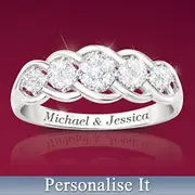 Love Of A Lifetime Diamond Personalised Anniversary Ring