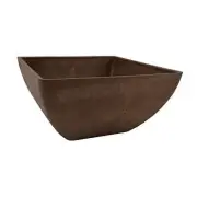 FBD30C Simplicity Square Planter 12 by 12 by 6-Inches Chocolate