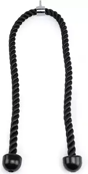 Gympin Double Length Tricep Pull down Rope - 55 Inches Attachment for Cable M...