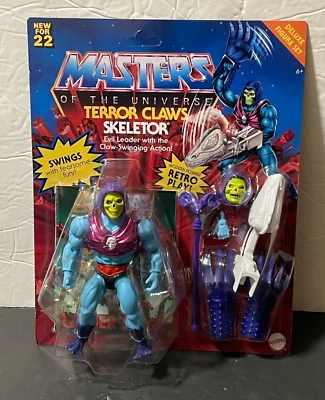 MASTERS OF THE UNIVERSE ORIGINS DELUXE TERROR CLAWS SKELETOR NEW AS SHOWN