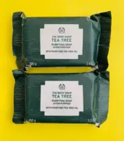 2 x The Body Shop TEA TREE Purifying Soap 100g