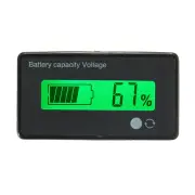Geekcreit® 12V/24V/36V/48V 8-70V LCD Acid Lead Lithium Battery Capacity Indicator Digital Voltmeter