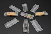 600pcs Candy Wrappers for Caramels, Nougat Candy Wrappers, Nonstick Hard Candy Packaging Bag, 3.8"x 1.5" Small Clear Semi-Sealer Bags for Homemade Baking Wrapper Torrone Italian