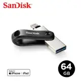 在飛比找遠傳friDay購物精選優惠-SanDisk iXpand Go 行動隨身碟64GB (公