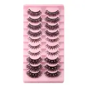 Eyes Wispy Fake Eyelashes Natural Faux Mink Lashes False Eyelashes