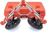 [ZHDBD] Seamless Seam Setter 90 Degree Stone Seam Setter with 8inch Suction Cup Right Angle Seam Setter with Pressure Gauge Joining and Leveling Installation Tool