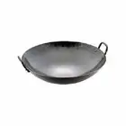 Yamada Kogyosho Iron punched two-handed wok (thickness 1.2 mm) 42 cm